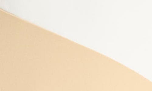 Donna Morgan Colorblock Sleeveless A-line Dress In Ivory/irish Cream