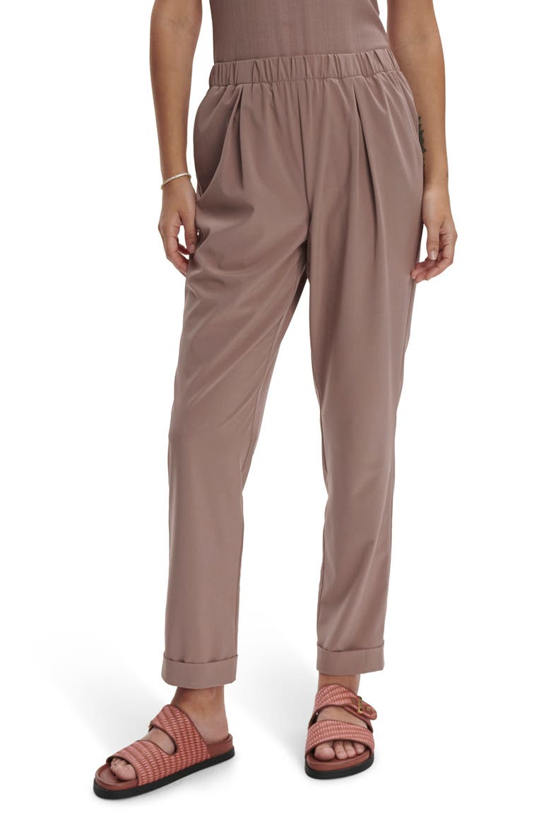 Alana Slim Tapered Pants, Main, color, ANTLER