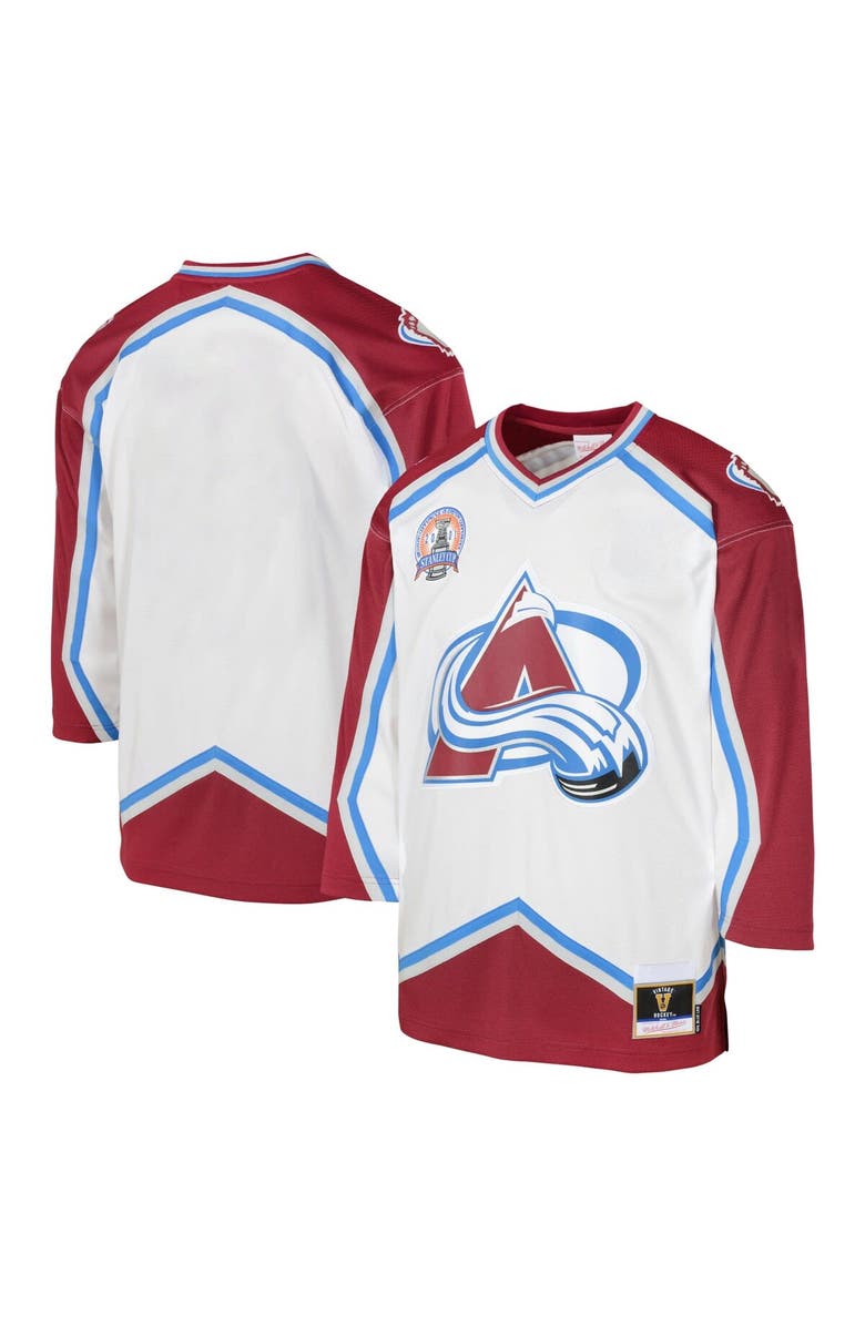 Mitchell & Ness Youth Mitchell & Ness Blue Colorado Avalanche 2000 Blue Line Player Jersey, Main, color, Blue
