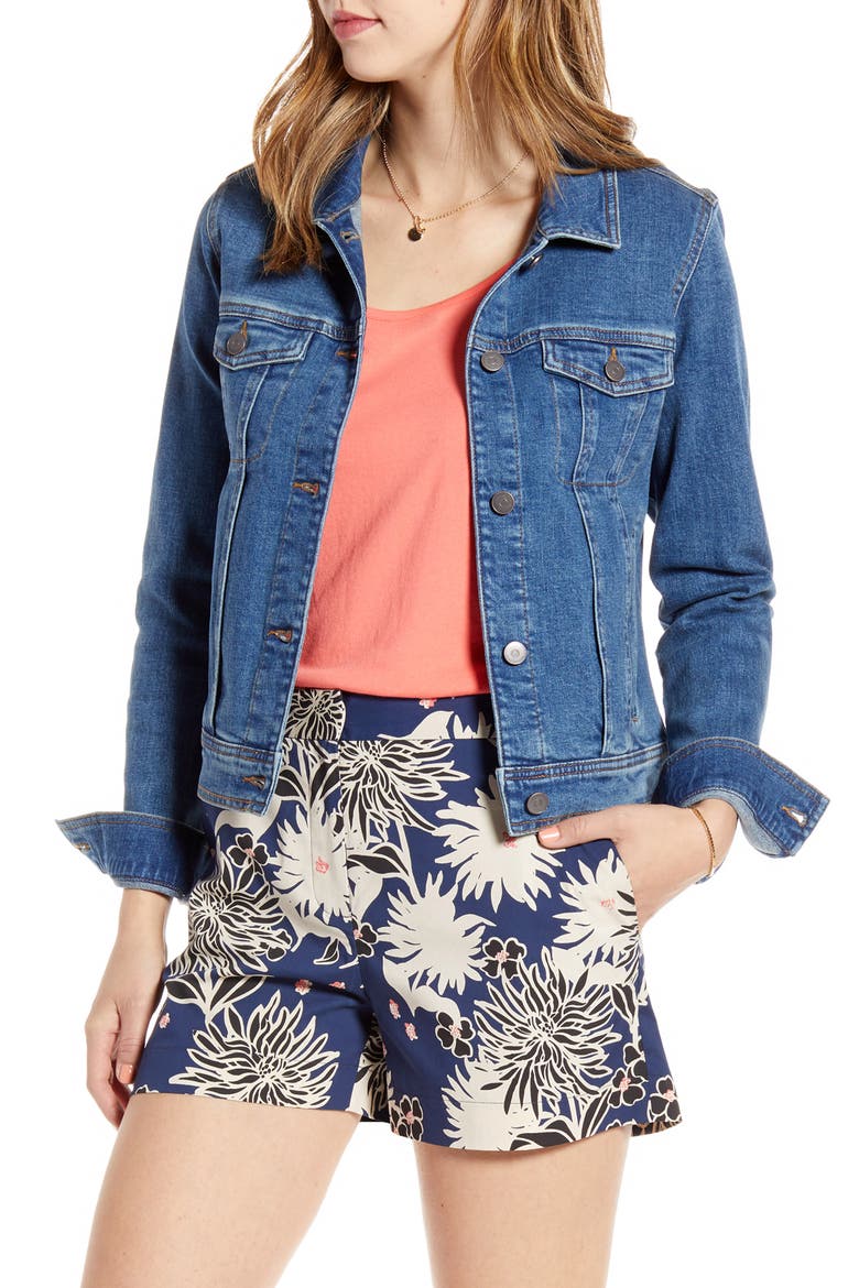 Denim Jacket, Main, color, PERFECT WASH