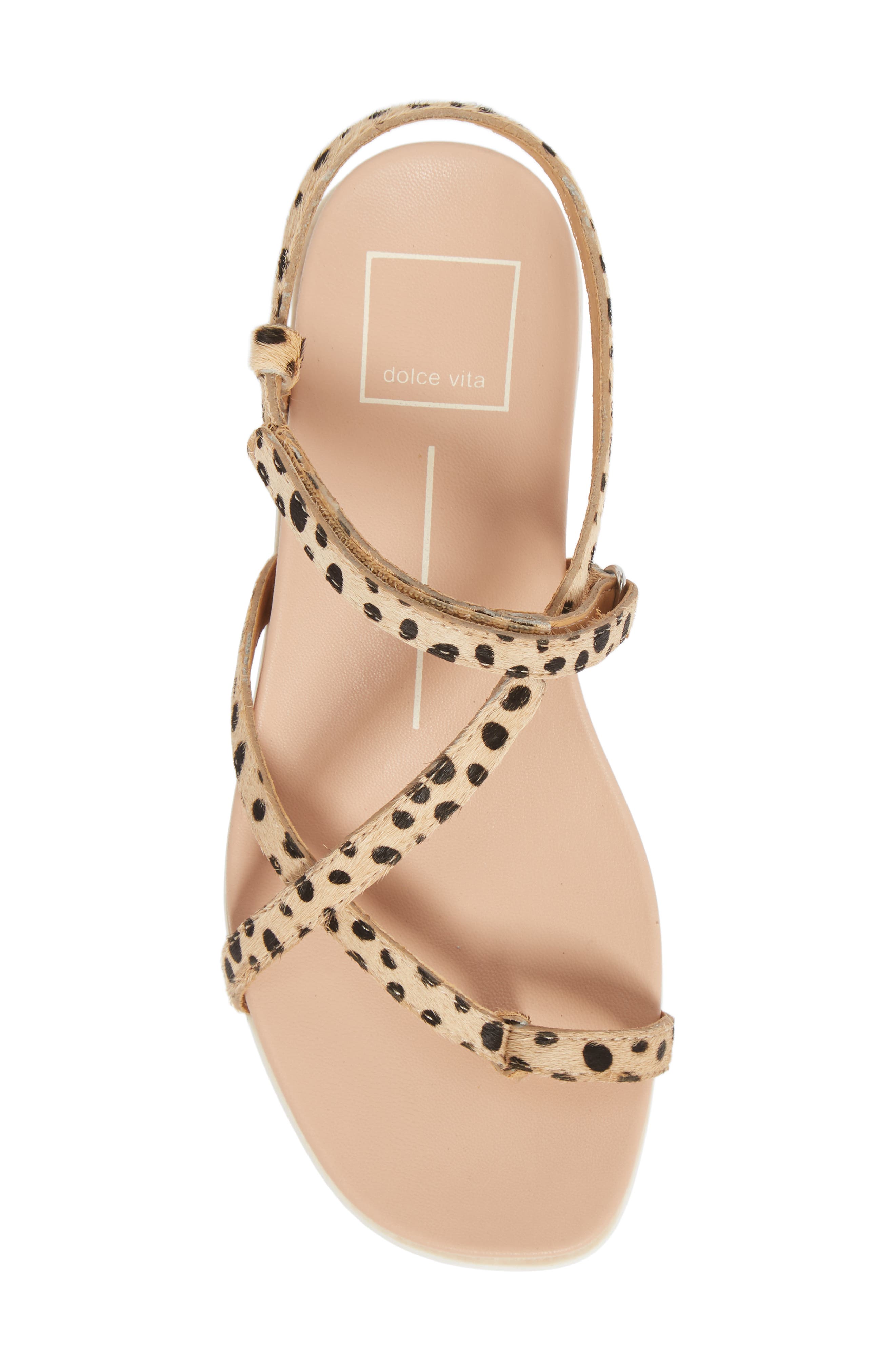 Rhyan Sport Genuine Calf Hair Sandal, Alternate, color, LEOPARD CALF HAIR