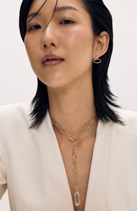 Charlotte White Topaz Collar Necklace