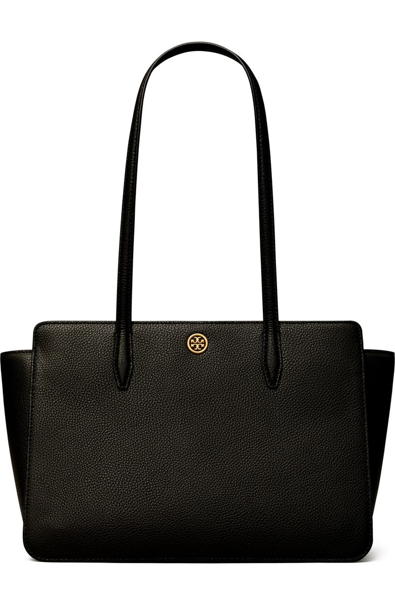Tory Burch Robinson Small Leather Tote, Main, color,