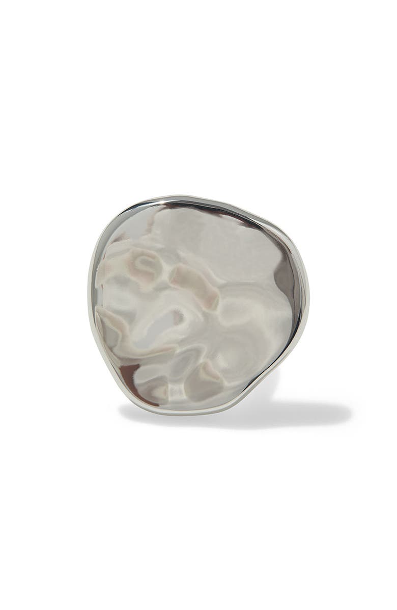 WeWoreWhat Hammered Plate Ring, Alternate, color, 