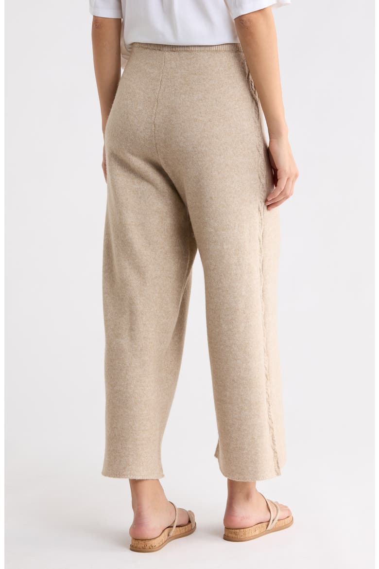 Stassi Knit Sweater Pants, Alternate, color, LIGHT CAMEL BEIGE
