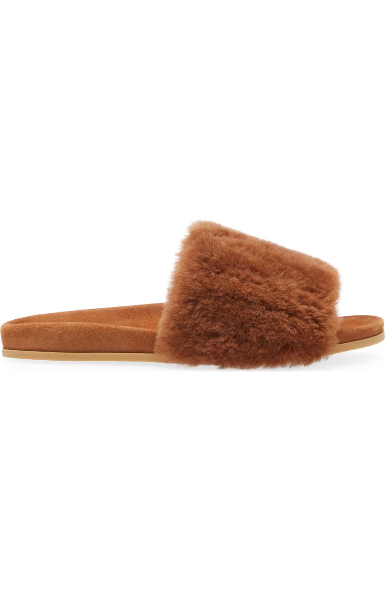 Jenni Kayne Genuine Shearling Slide Sandal, Alternate, color,