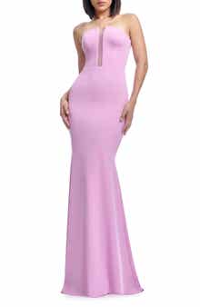 Dress the Population Izzy Strapless Mermaid Gown