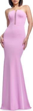 Dress the Population Izzy Strapless Mermaid Gown