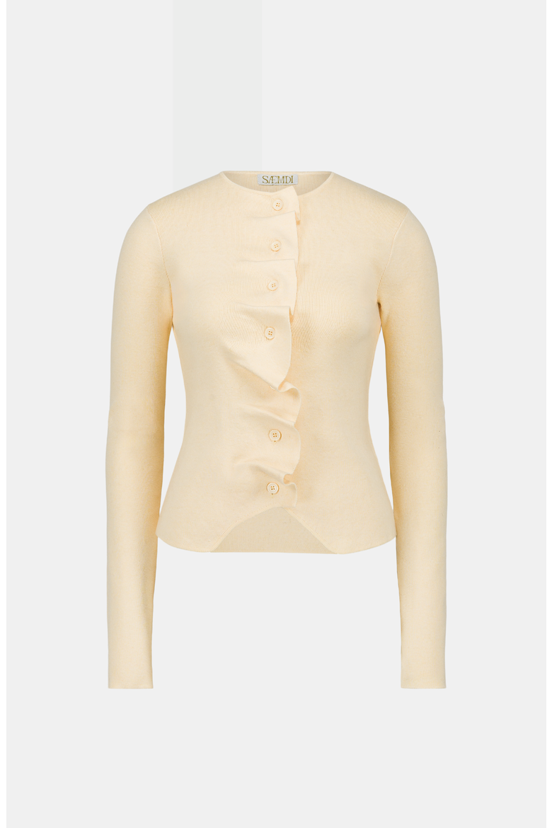 Asta Cardigan, Main, color, Butter Yellow