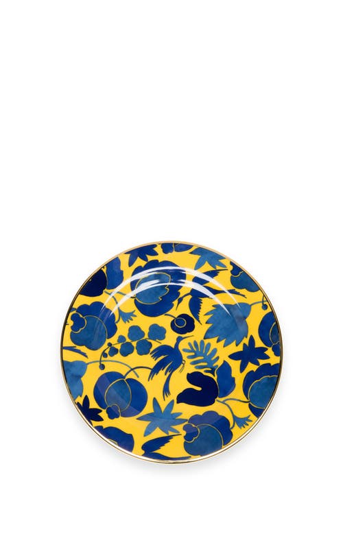 La Doublej Dessert Plates Set Of 2 In Wildbird Azzurro/light Blue