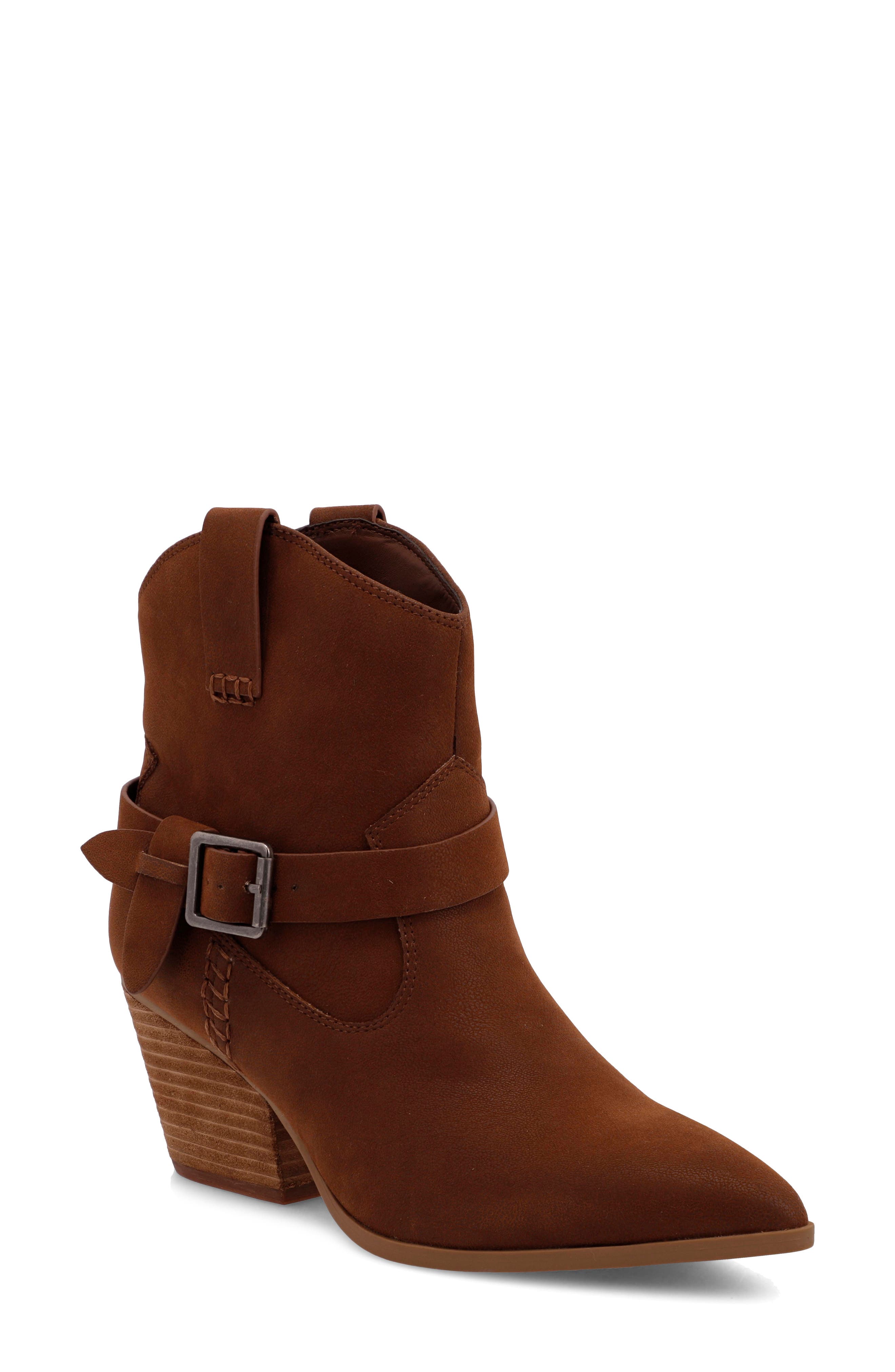 MIA Clement Pointed Toe Western Boot, Main, color, 