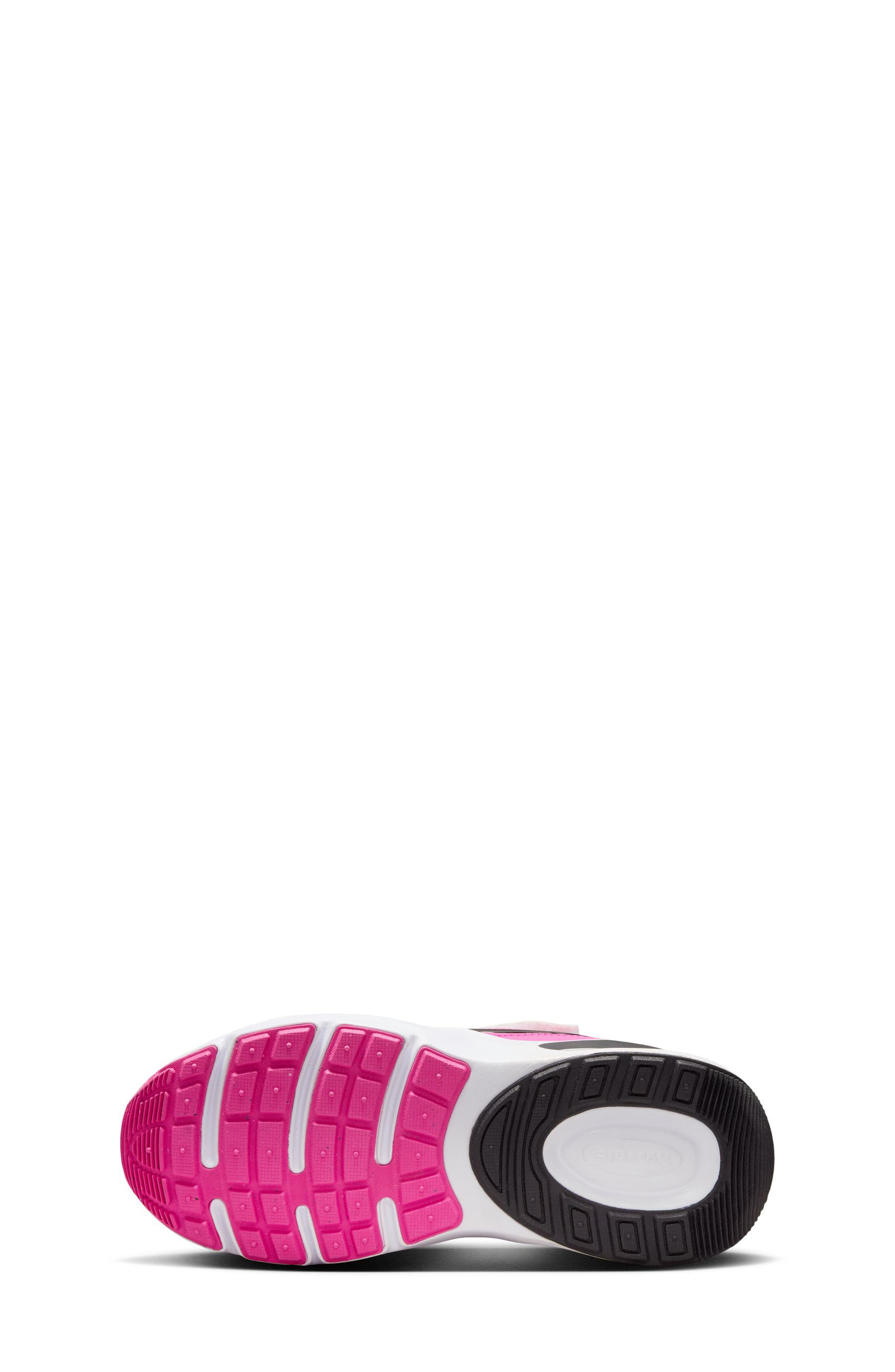 Nike Kids' Air Max Nova Sneaker, Alternate, color, White/ Black/ Laser Fuchsia