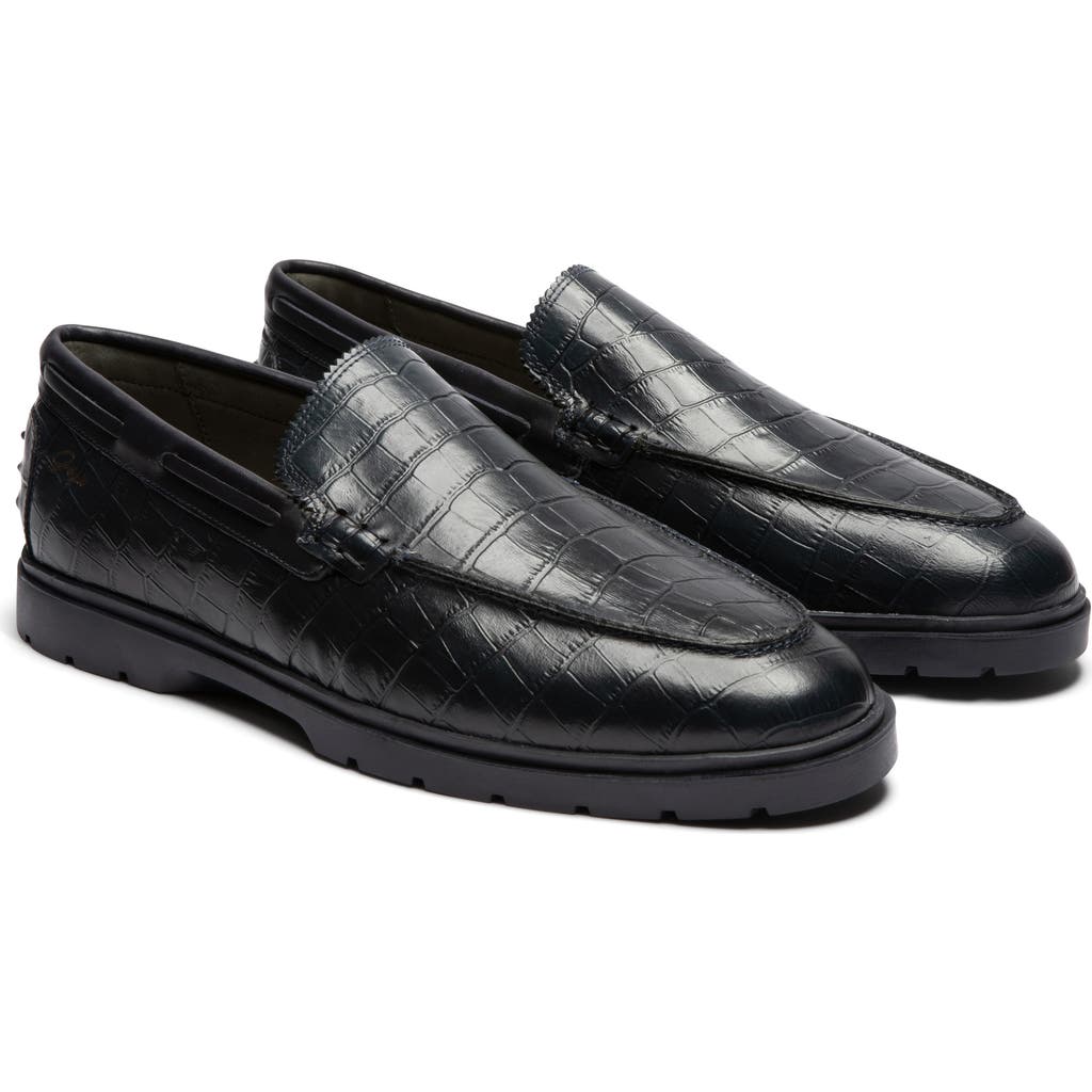 Gernie Venetian Low Top Loafer In Black