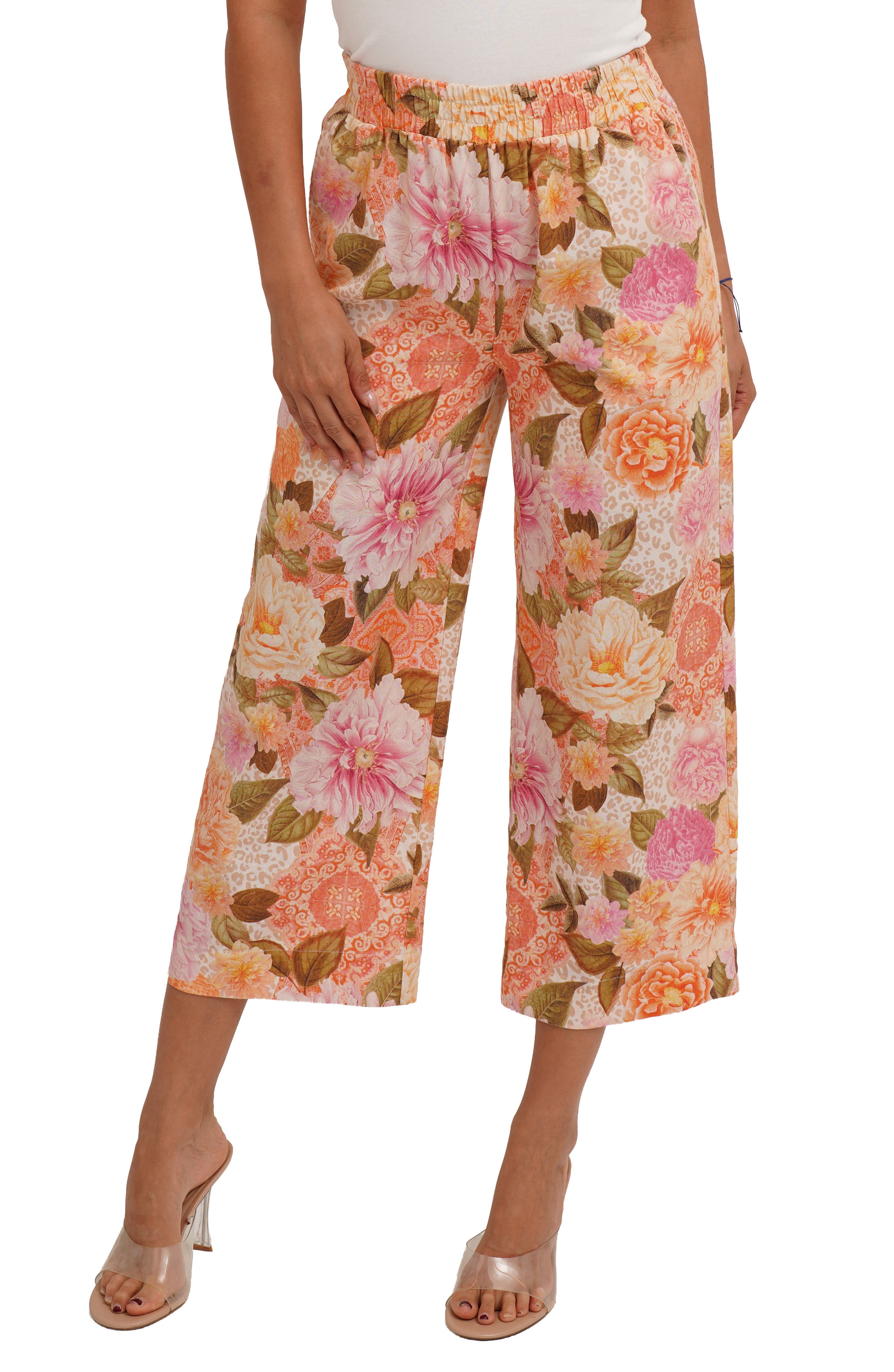 Crop Pull-On Pants