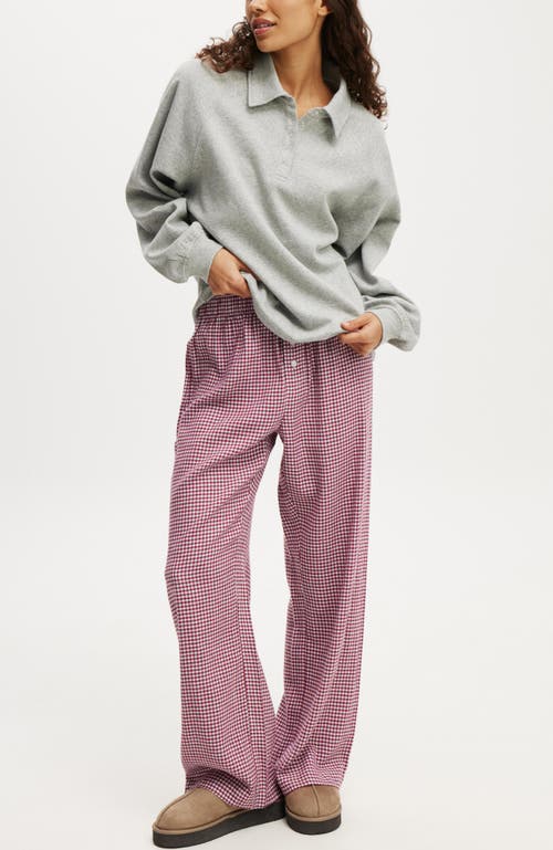 Cotton On Body Oversized Collared Lounge Fleece Sweater In Grey Marle