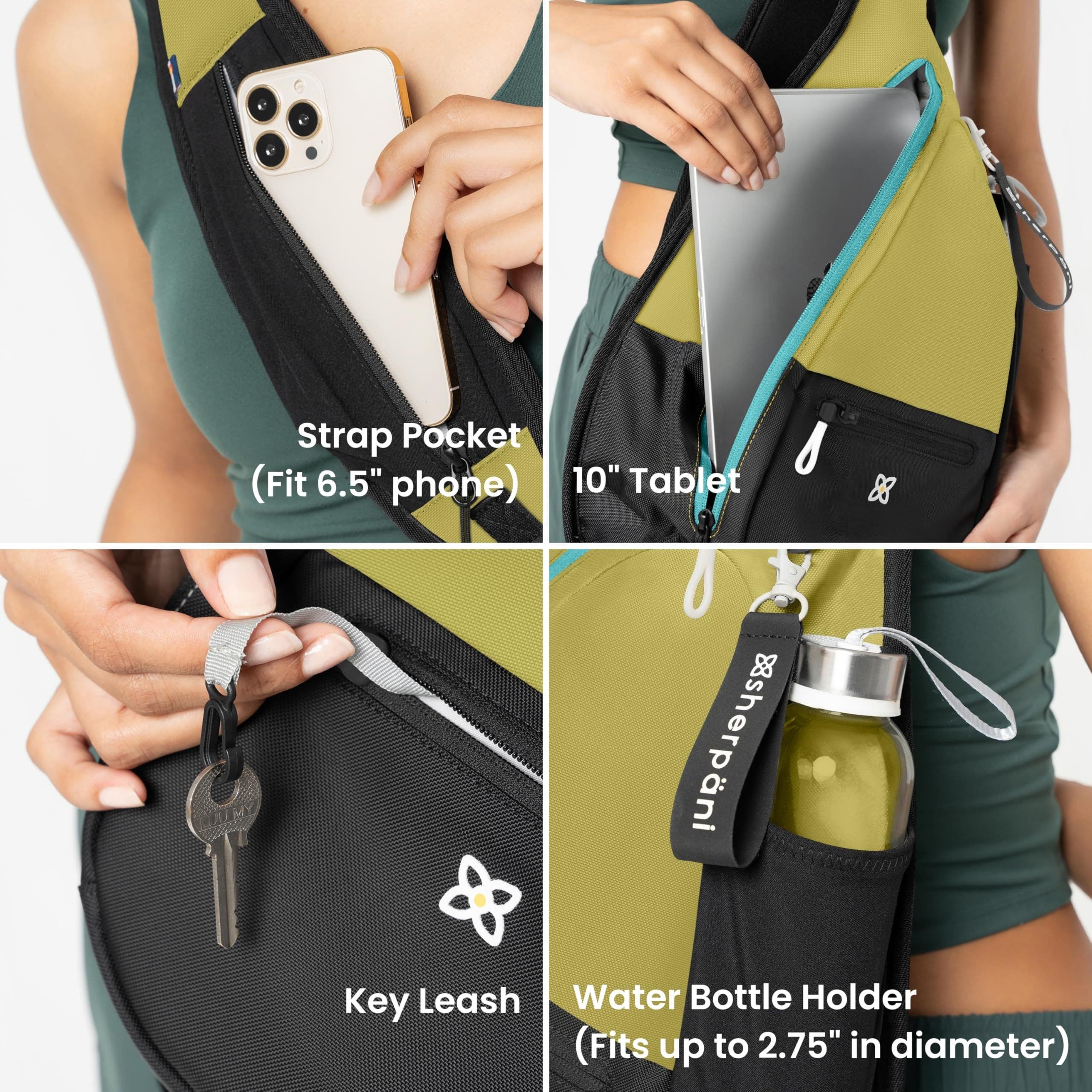 Sherpani Esprit Anti Theft RFID Protection Sling Bag, Fits 10 Inch Tablet, Alternate, color, Alchemy