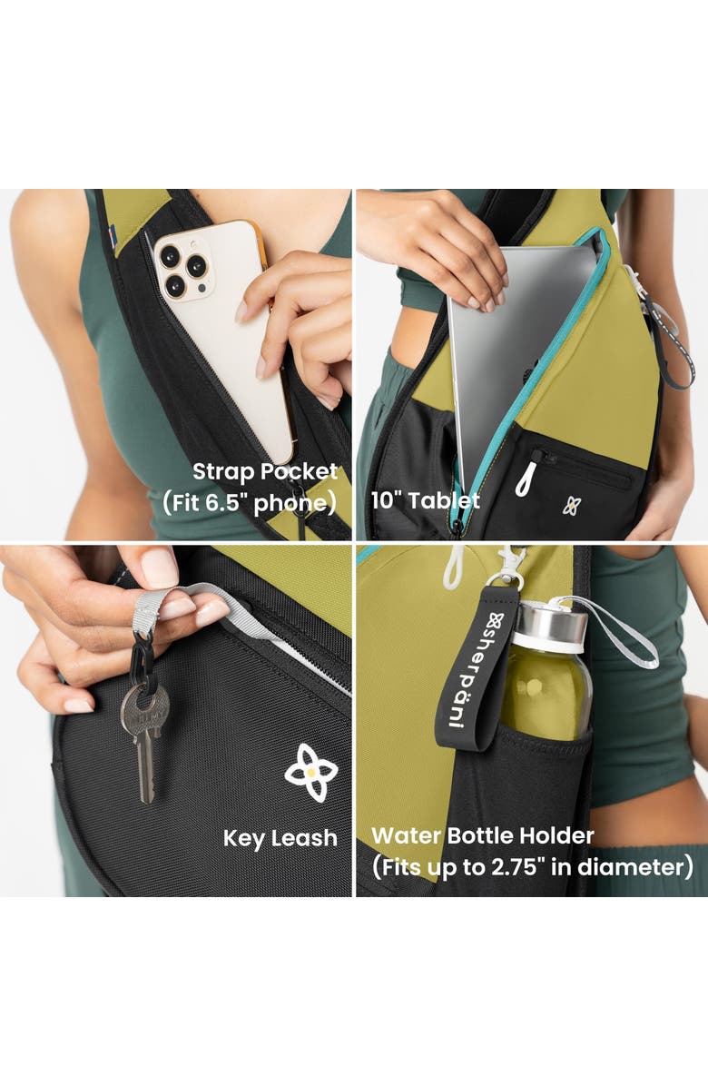 Sherpani Esprit Anti Theft RFID Protection Sling Bag, Fits 10 Inch Tablet, Alternate, color, Alchemy