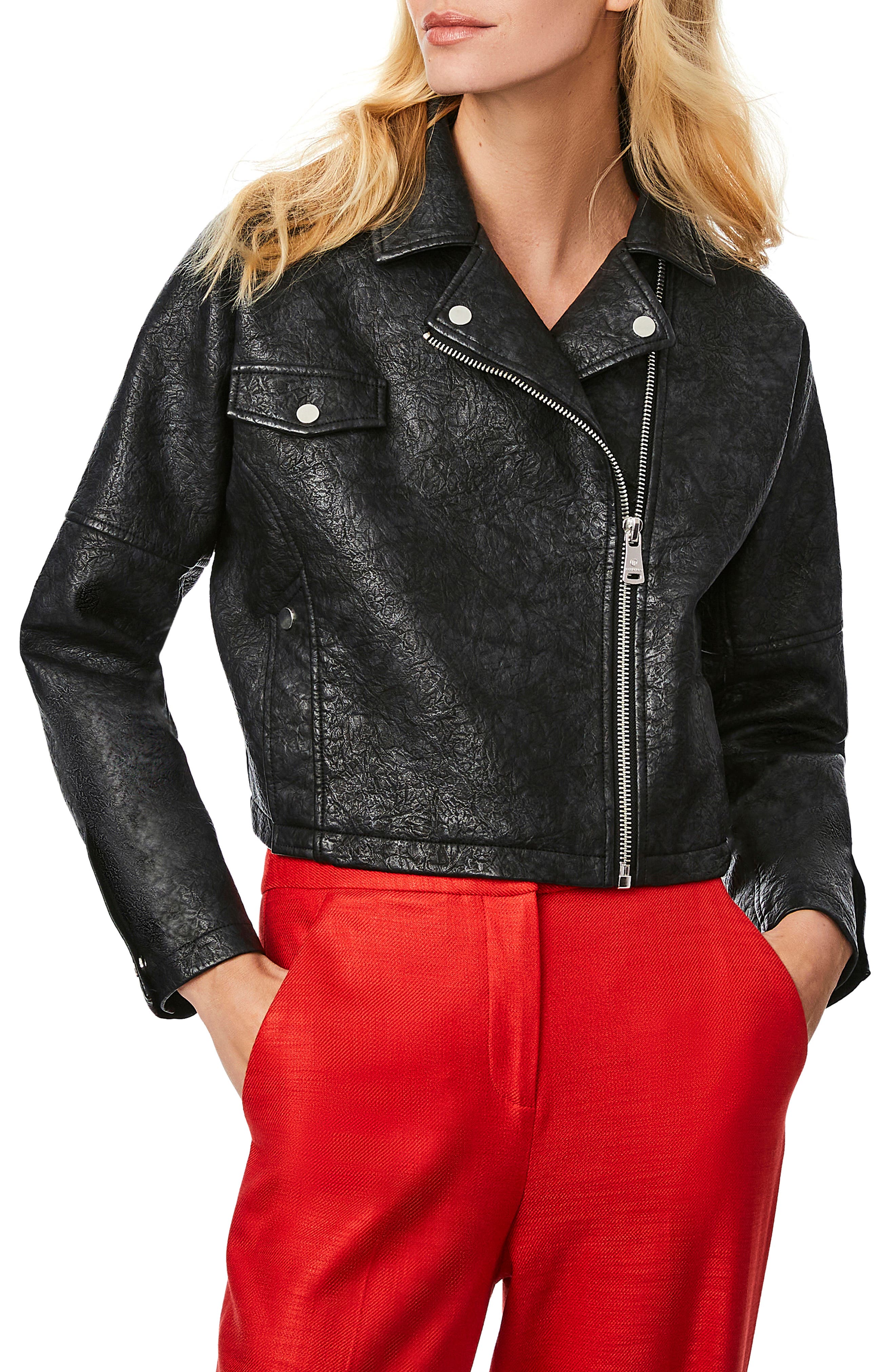 Bernardo Bleecker Faux Leather Moto Jacket