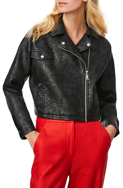 Bleecker Faux Leather Moto Jacket