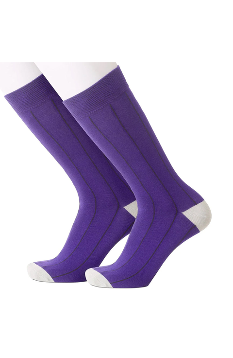 Larkin Pinstripe Socks