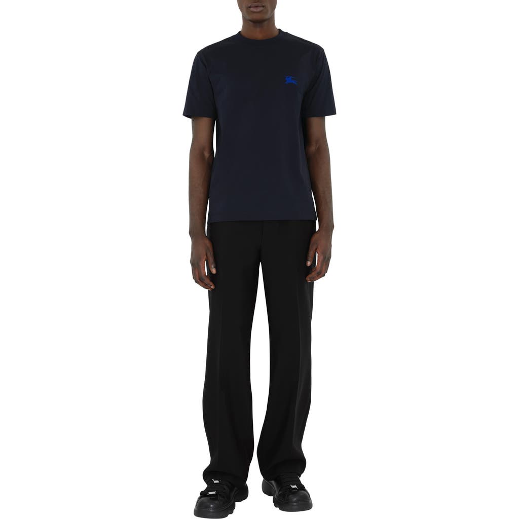 Burberry Cotton T-shirt In Blue