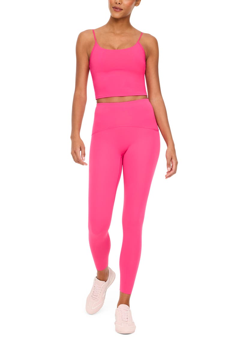 Cropped Shelf Cami, Alternate, color, SIREN PINK