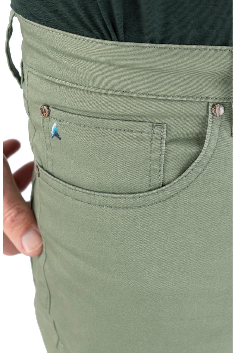 Straight Leg Stretch Cotton Twill Pants, Alternate, color, LAUREL WREATH