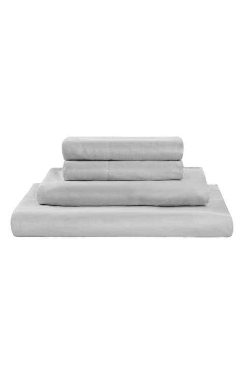 400 Thread LuxeSoft Organic Cotton Sateen Sheet Set