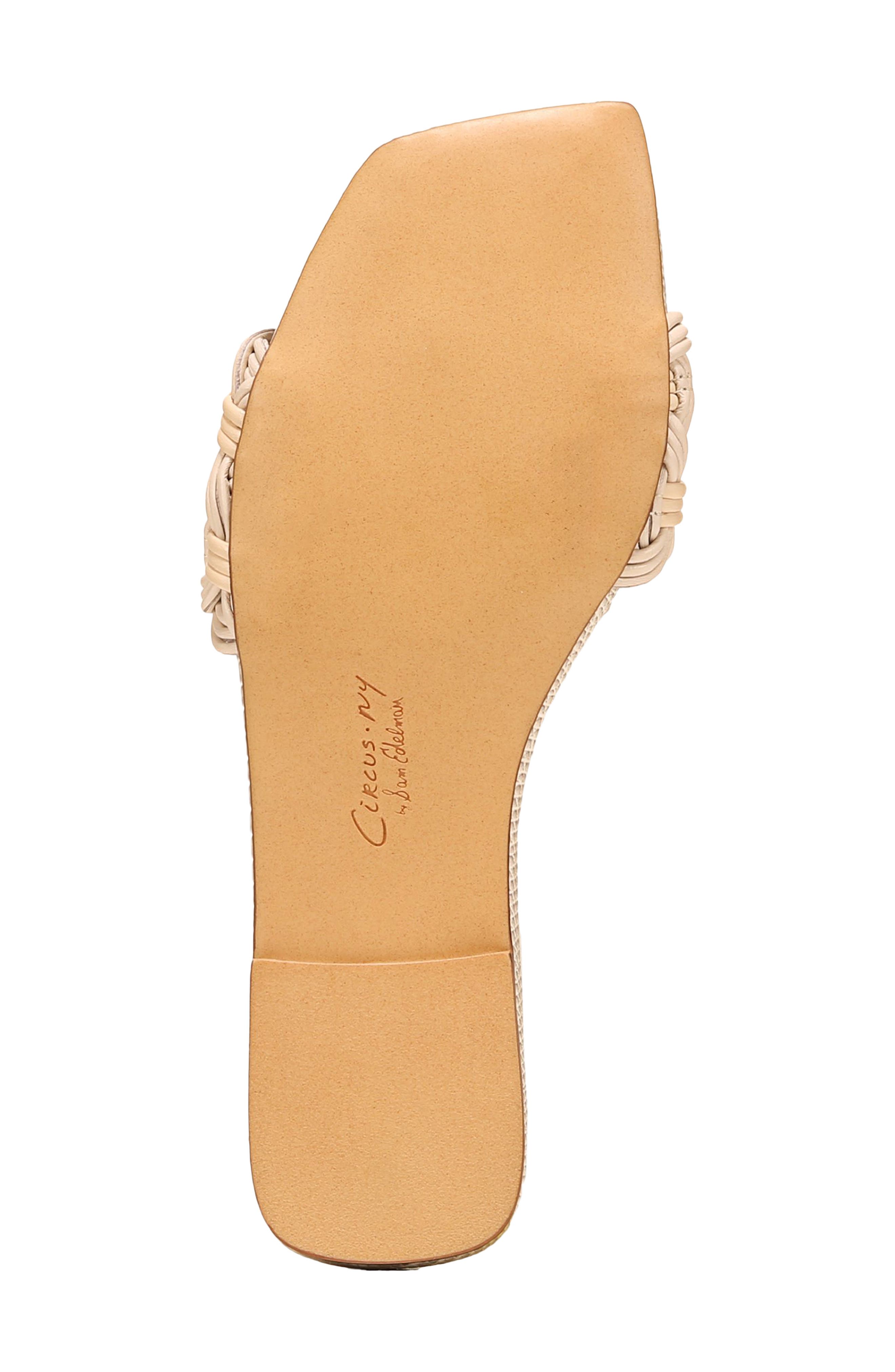 Salma Slide Sandal, Alternate, color, VANILLA BEAN/ SEA SHELL