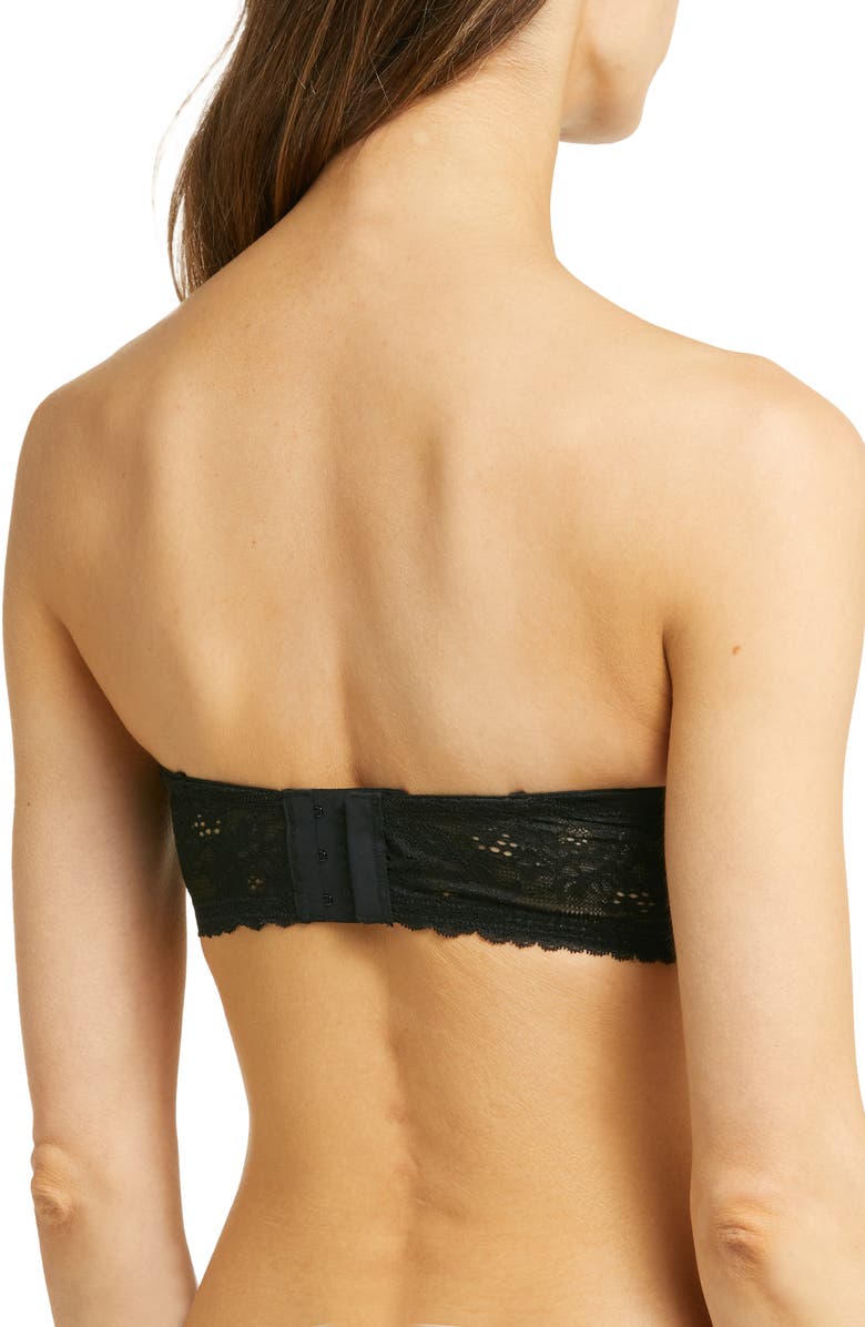 Natori Adapt Underwire Strapless Bandeau Bra, Alternate, color, Black