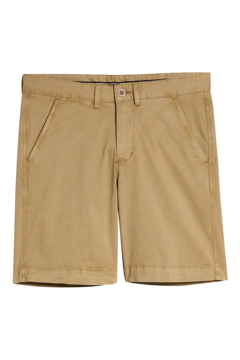 'Sunny' Stretch Chino Shorts, Alternate, color, BRITISH TAN