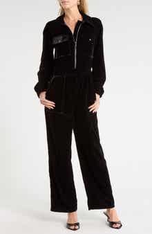 Vinnia Velvet Zip Jumpsuit