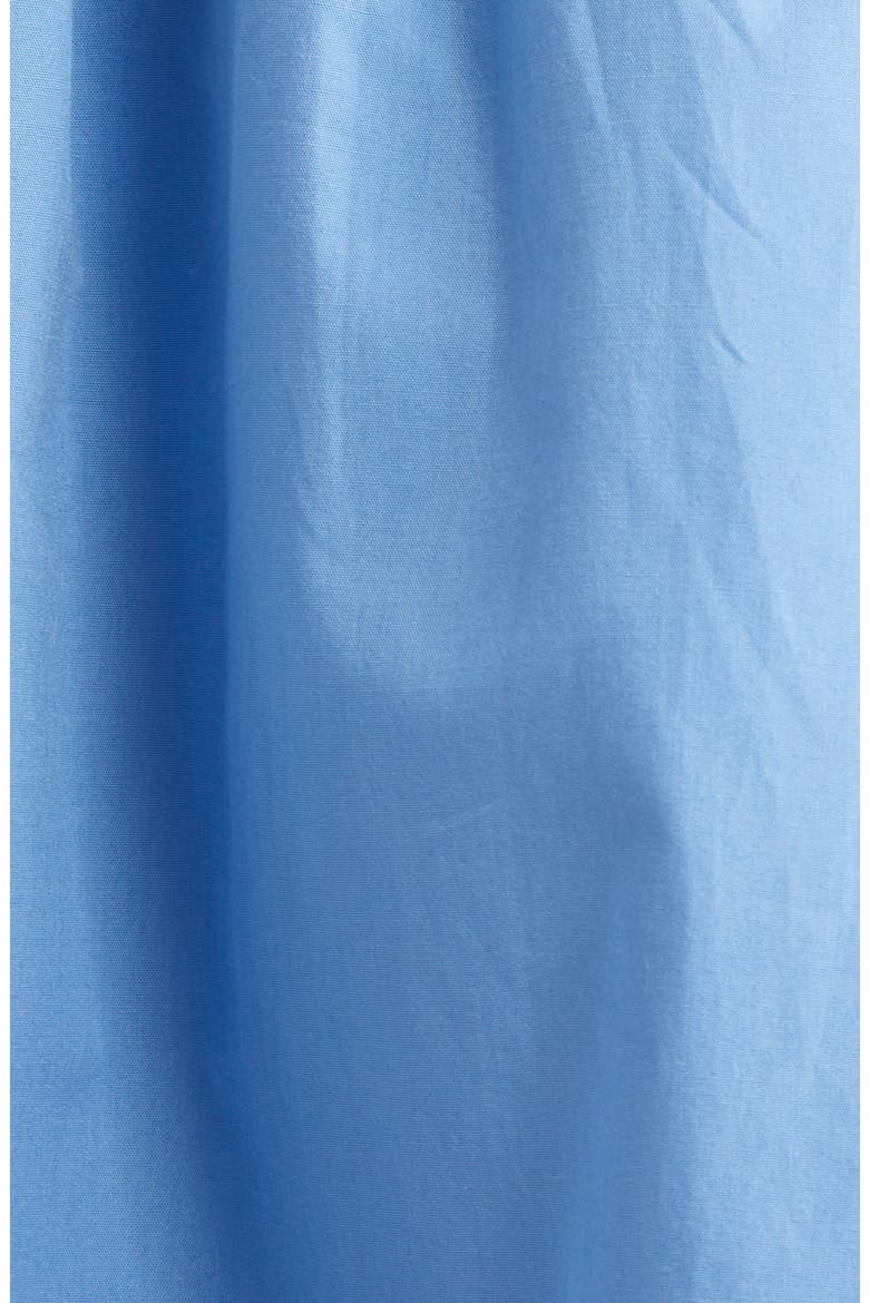 Julianna Pleated Long Sleeve Poplin Minidress, Alternate, color, CORNFLOWER BLUE