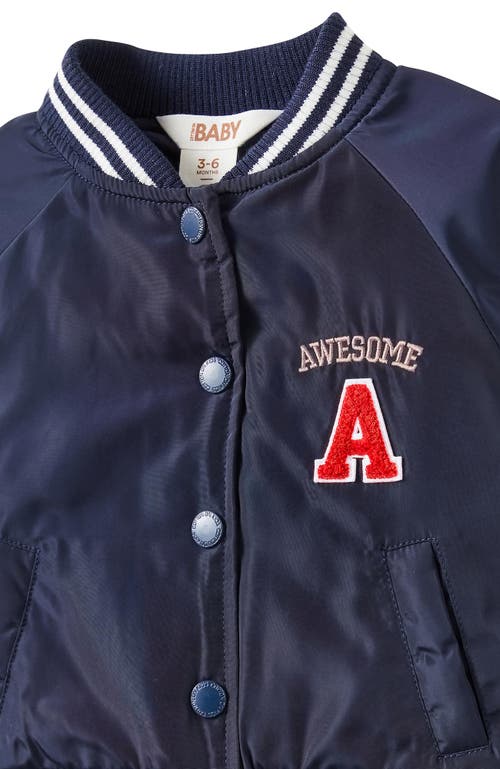 Cotton On Kids Darcey Bomber Jacket In Blue