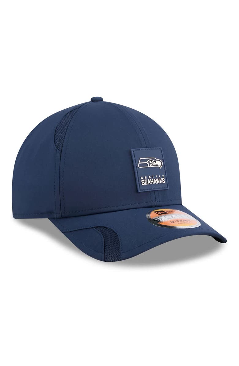 New Era Men's New Era College Navy Seattle Seahawks 2025 Sideline  M-Crown 9FORTY Adjustable Hat, Alternate, color, 