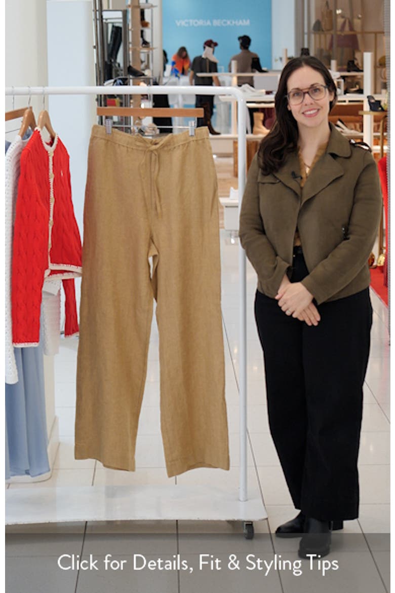 Linen Drawstring Pants video