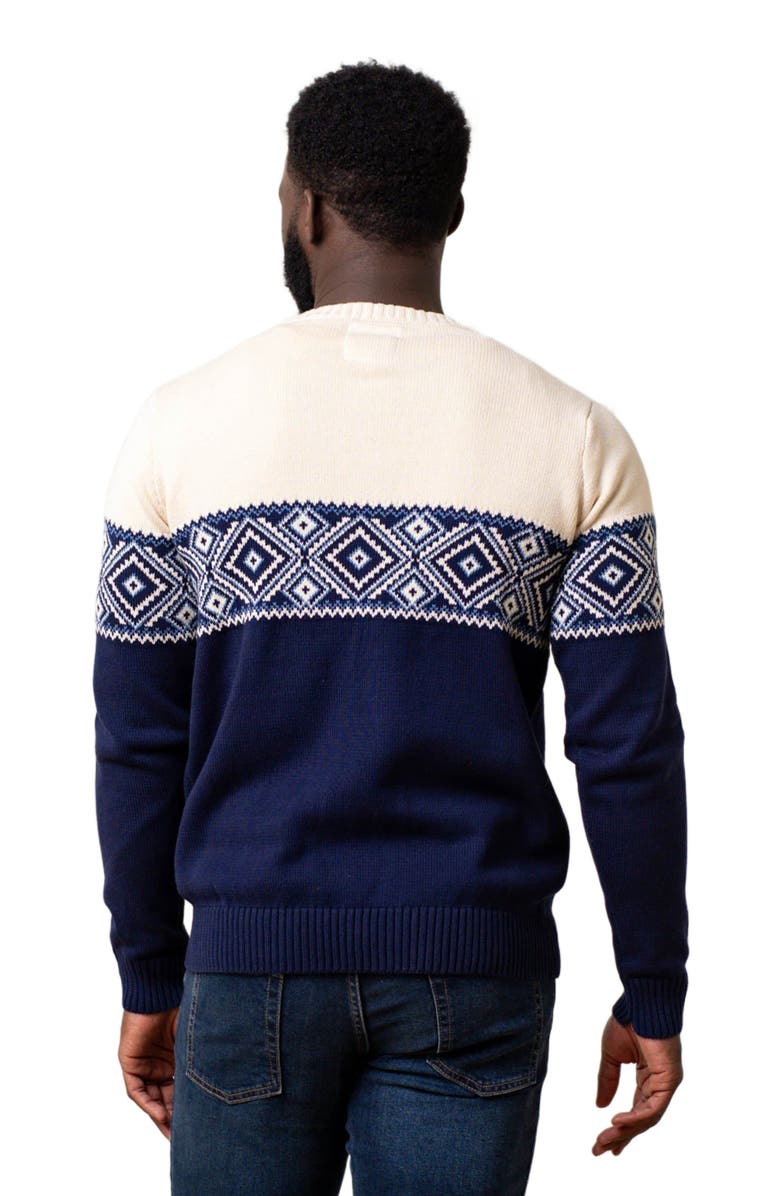 Hope & Henry Men's Organic Fair Isle Sweater, Alternate, color,