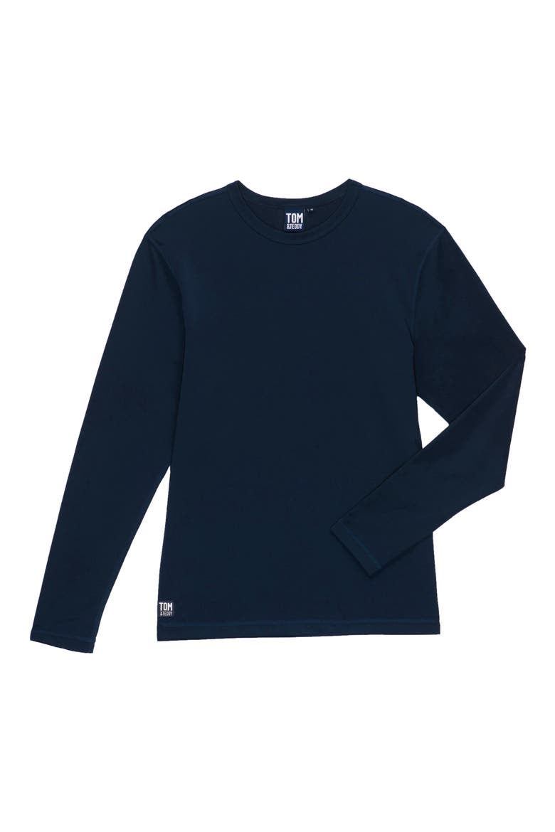 Long Sleeve Stretch Rashguard, Alternate, color, DEEP BLUE