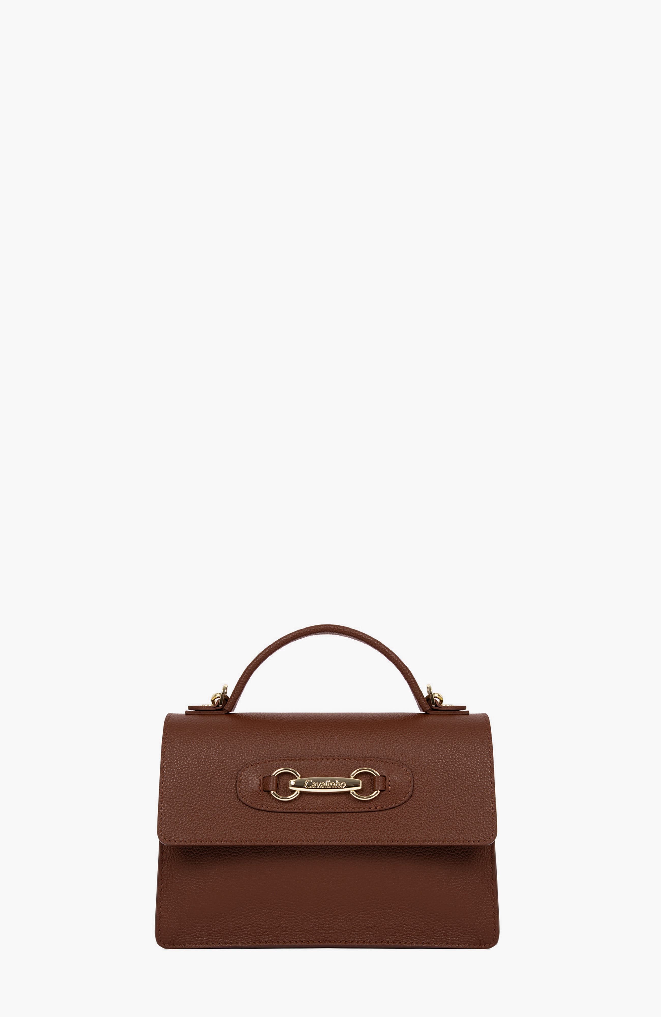 Muse 517 Pebbled Leather Handbag, Main, color, Camel Brown