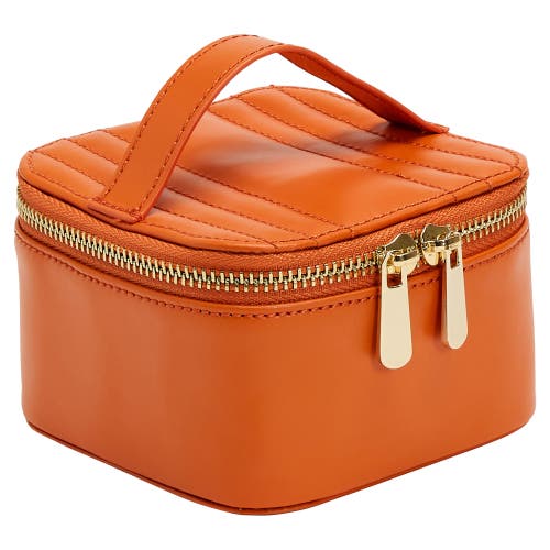 Wolf Maria Zip Jewelry Cube In Tangerine