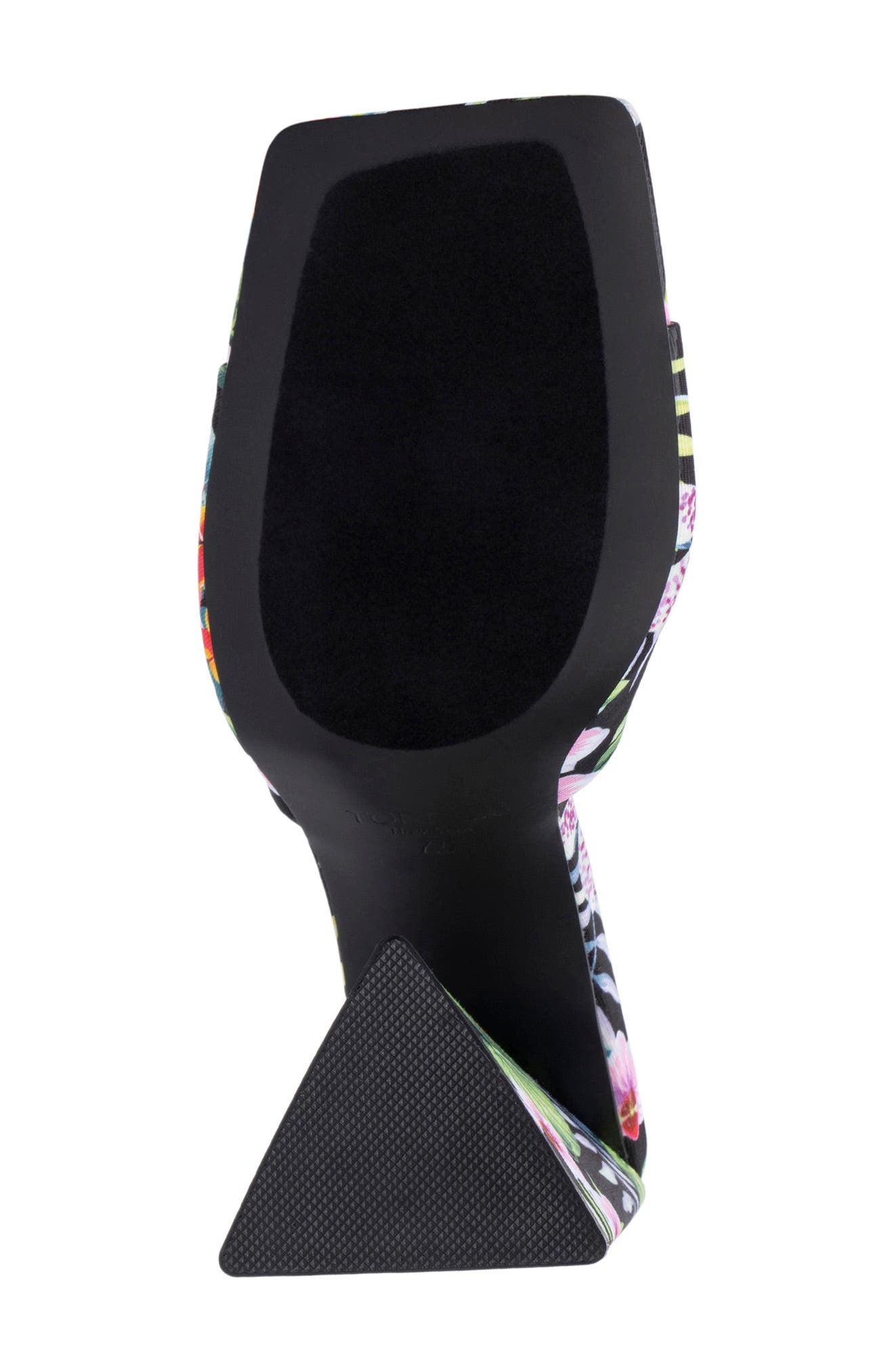 TORGEIS Paradise Tropical Print Block Heel Sandal, Alternate, color, 