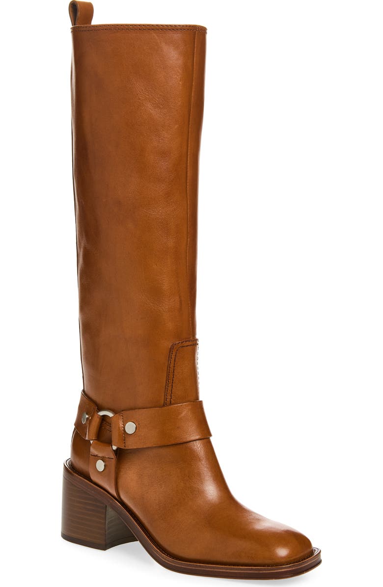 Loeffler Randall Audrey Engineer Knee High Boot, Main, color,