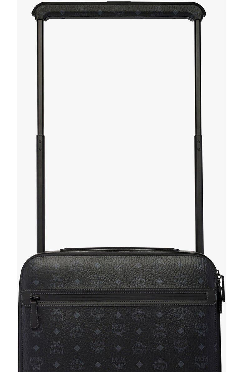 MCM Ottomar Cabin Trolley in Visetos, Alternate, color, Black