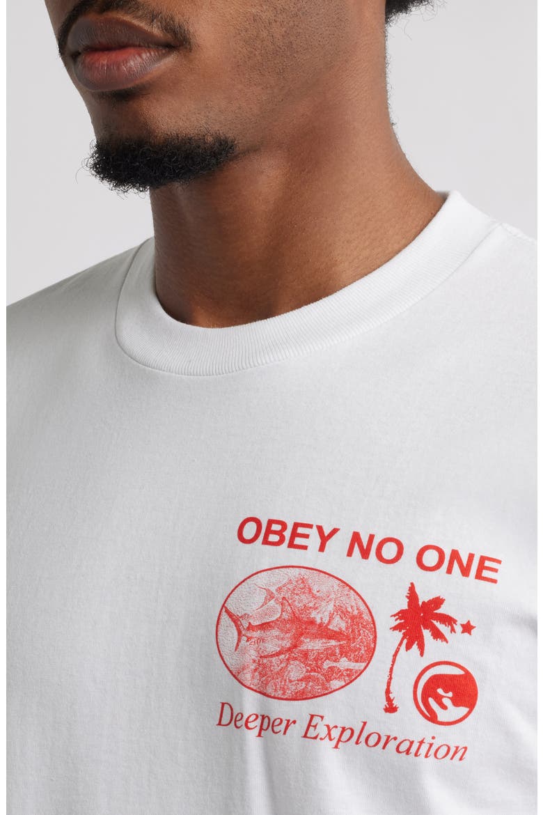 Deeper Exploration Graphic T-Shirt, Alternate, color, WHITE