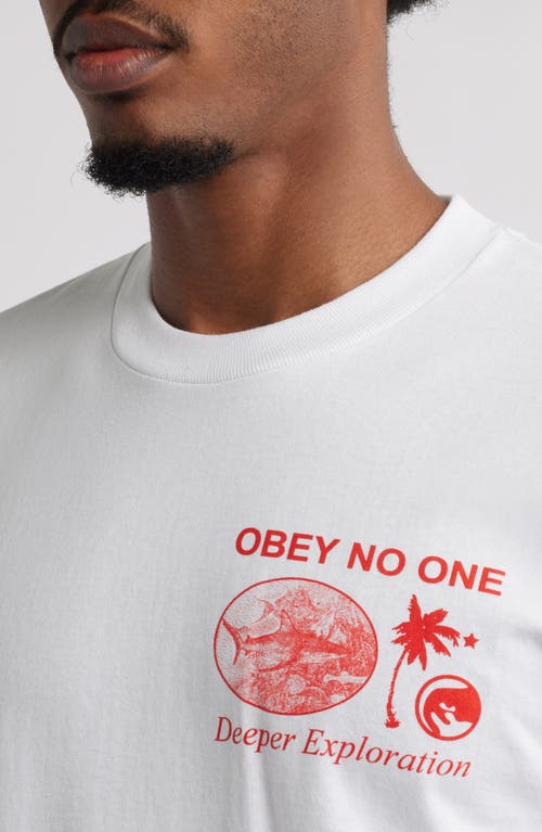OBEY OBEY DEEPER EXPLORATION GRAPHIC T-SHIRT