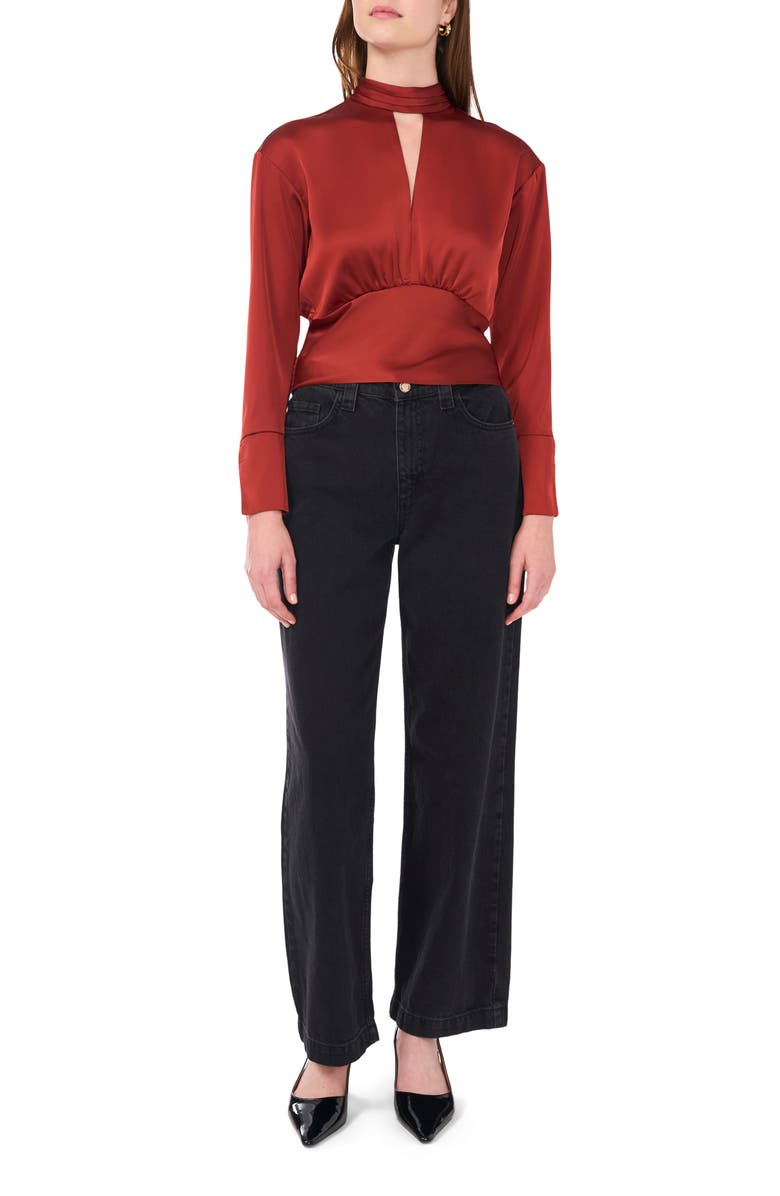 Parker The Parker Long Sleeve Keyhole Top, Alternate, color, 