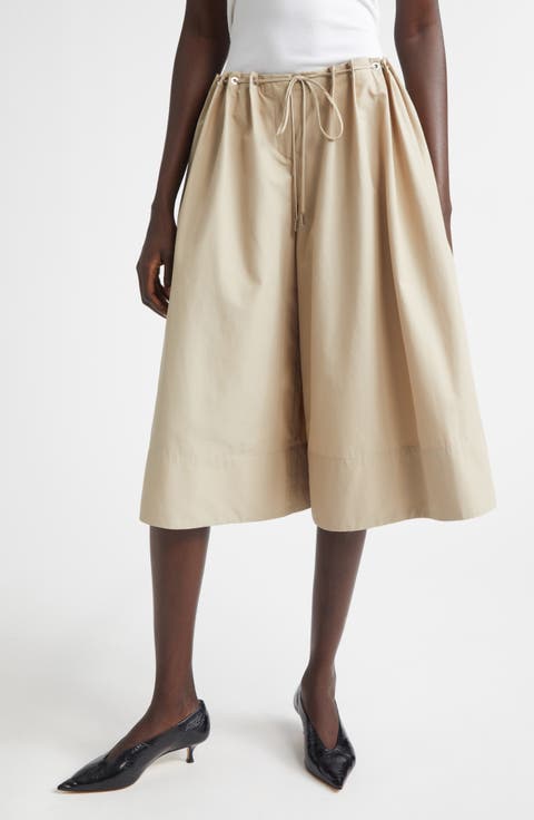 The Sutton Elongated Cotton Blend Shorts