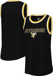 G-III 4HER BY CARL BANKS Women's G-III 4Her by Carl Banks Black Pittsburgh Penguins Strategy Tank Top