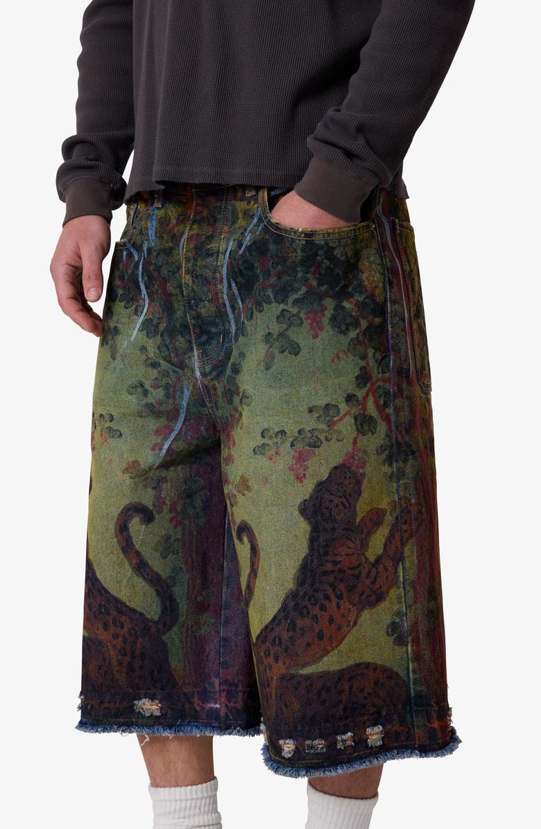 mnml Ultra Baggy Denim Shorts, Alternate, color,