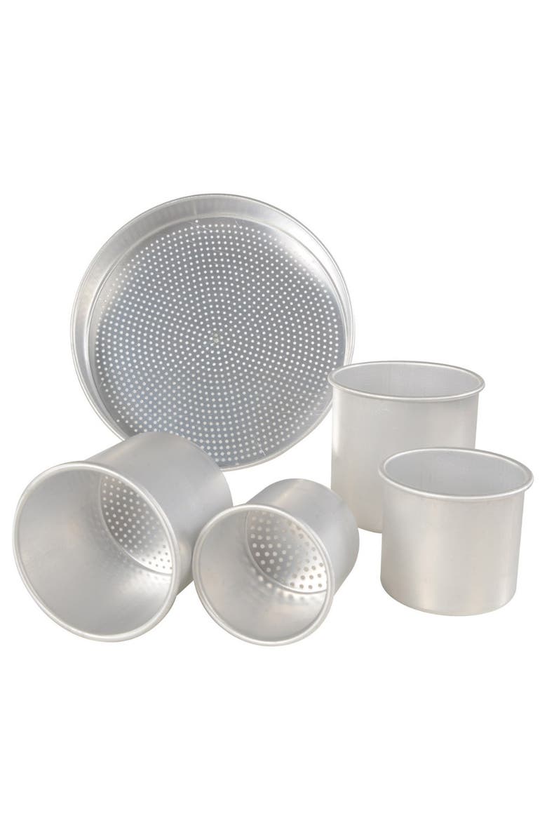 Kaplan Early Learning Company Sand Sifter Set - with Pan Sieve and Four Cans, Main, color,